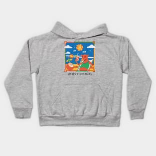 Merry Christmas Deer Summer Kids Hoodie